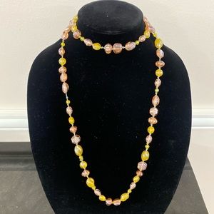 Vintage Semi Precious Stone Necklace